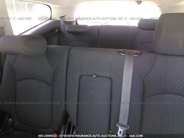 1GNKVGED4CJ251527 - 2012 CHEVROLET TRAVERSE LT SILVER photo 8