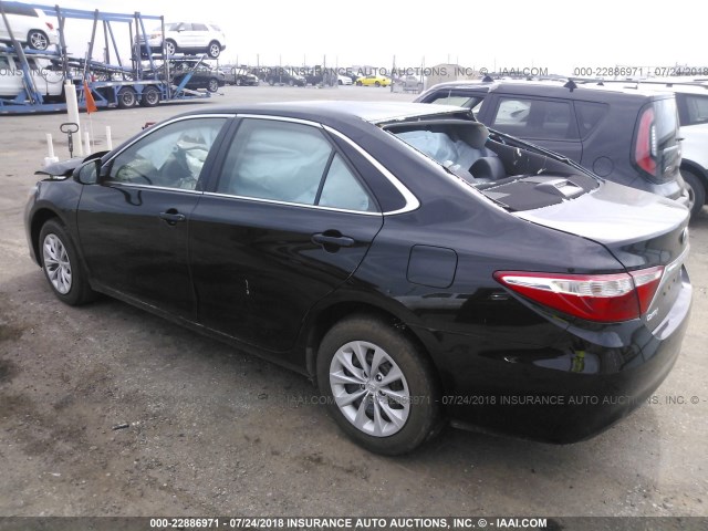 4T4BF1FK5GR569615 - 2016 TOYOTA CAMRY LE/XLE/SE/XSE 黑色 照片 3