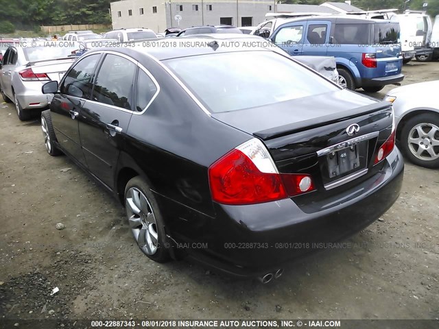 JNKAY01F06M257224 - 2006 INFINITI M35 SPORT BLACK photo 3