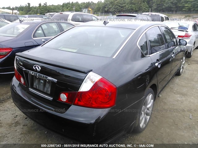 JNKAY01F06M257224 - 2006 INFINITI M35 SPORT BLACK photo 4