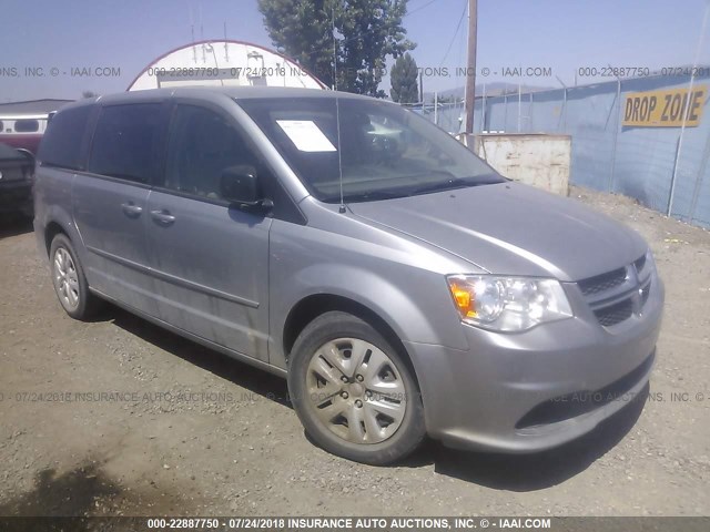 2C4RDGBG9ER354823 - 2014 DODGE GRAND CARAVAN SE GRAY photo 1