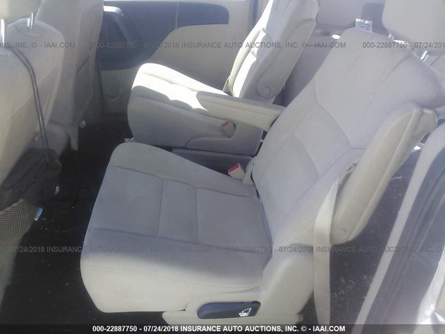 2C4RDGBG9ER354823 - 2014 DODGE GRAND CARAVAN SE GRAY photo 8