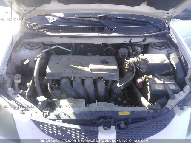 5Y2SL628X4Z426088 - 2004 PONTIAC VIBE WHITE photo 10