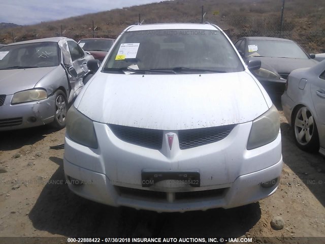 5Y2SL628X4Z426088 - 2004 PONTIAC VIBE WHITE photo 6