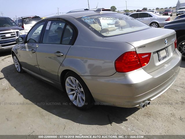 WBAPK5G50BNN25635 - 2011 BMW 328 XI SULEV BROWN photo 3