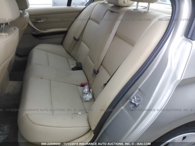 WBAPK5G50BNN25635 - 2011 BMW 328 XI SULEV BROWN photo 8