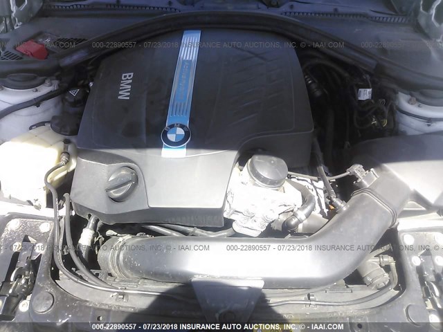 WBA3F9C5XDF484010 - 2013 BMW ACTIVEHYBRID 3  WHITE photo 10