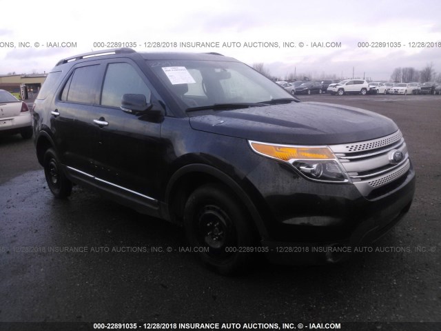 1FM5K7D87EGB50898 - 2014 FORD EXPLORER XLT BLACK photo 1