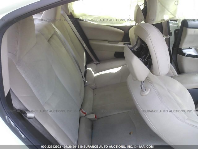 1C3CCBAB8CN248735 - 2012 CHRYSLER 200 LX WHITE photo 8