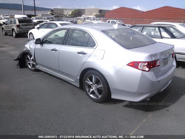 JH4CU2F83CC024210 - 2012 ACURA TSX SE SILVER photo 3