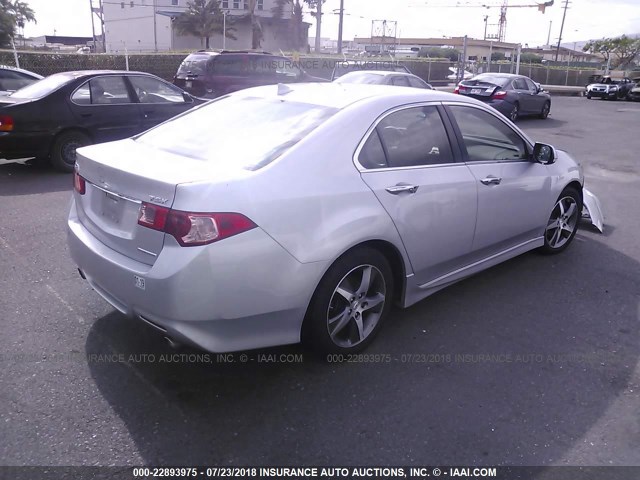 JH4CU2F83CC024210 - 2012 ACURA TSX SE SILVER photo 4