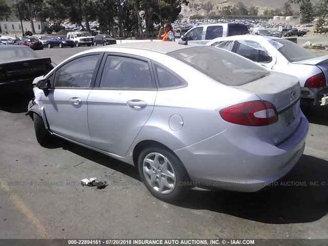 3FADP4AJ0CM135112 - 2012 FORD FIESTA S SILVER photo 3