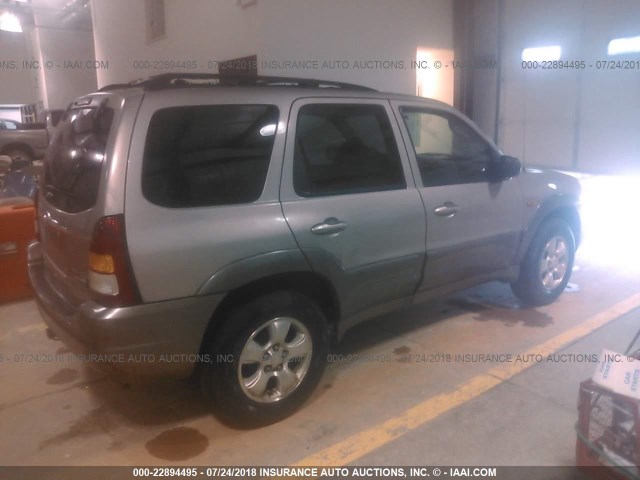 4F2YU08181KM34743 - 2001 MAZDA TRIBUTE LX/ES GRAY photo 4