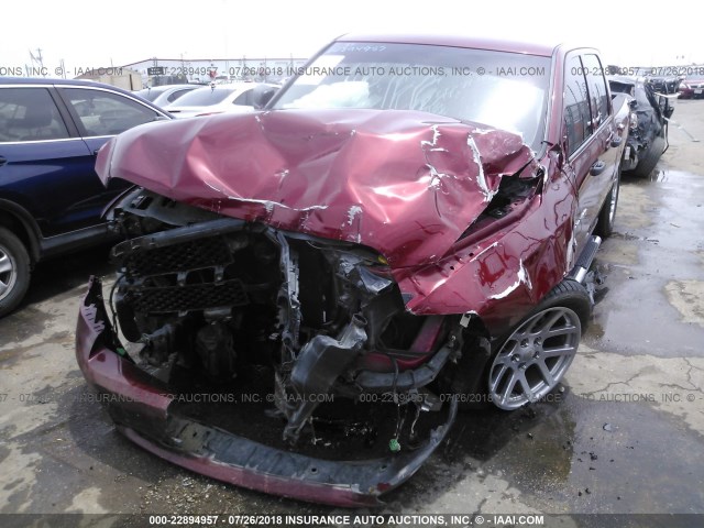 1C6RD7KT5CS165070 - 2012 DODGE RAM 1500 ST MAROON photo 6