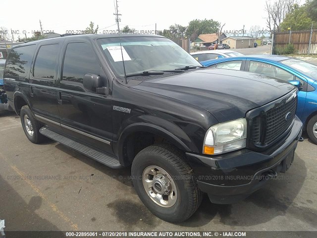 1FMNU43S73ED31949 - 2003 FORD EXCURSION LIMITED BLACK photo 1