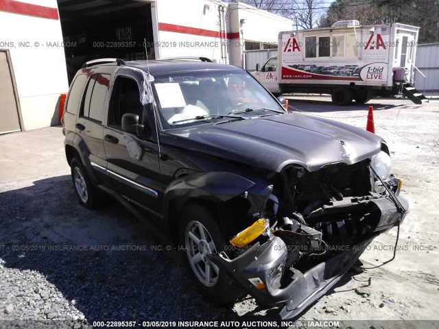 1J4GL58KX6W122230 - 2006 JEEP LIBERTY LIMITED GRAY photo 1