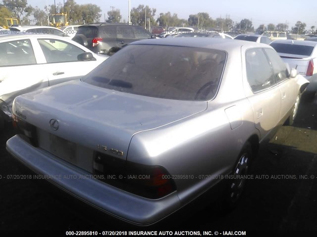 JT8BH22F0T0041357 - 1996 LEXUS LS 400 GOLD photo 4