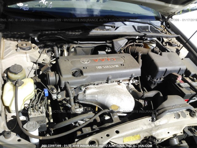 JTDBE32K130183083 - 2003 TOYOTA CAMRY LE/XLE BEIGE photo 10