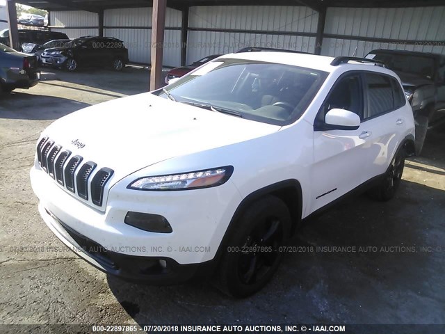 1C4PJMCS7FW745818 - 2015 JEEP CHEROKEE LATITUDE WHITE photo 2