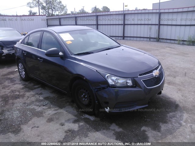 1G1PC5SH9B7151511 - 2011 CHEVROLET CRUZE LS GRAY photo 1