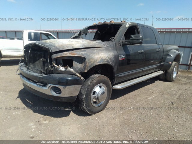 3D7MX49A97G778471 - 2007 DODGE RAM 3500 BLACK photo 2