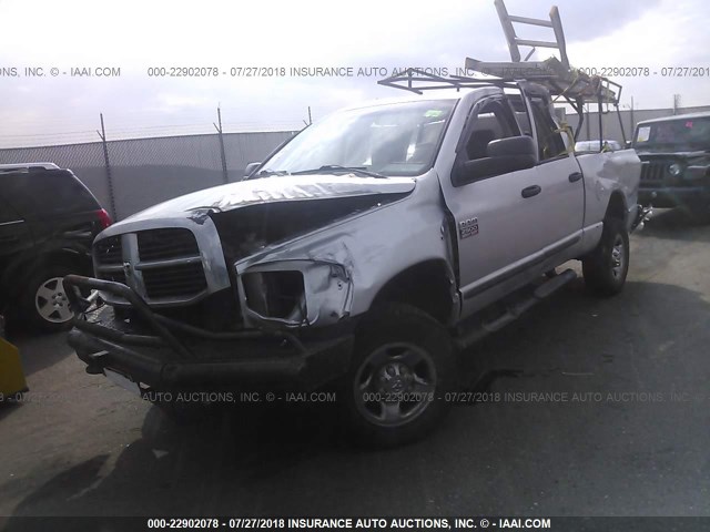 1D7KS28C77J567197 - 2007 DODGE RAM 2500 ST/SLT SILVER photo 2