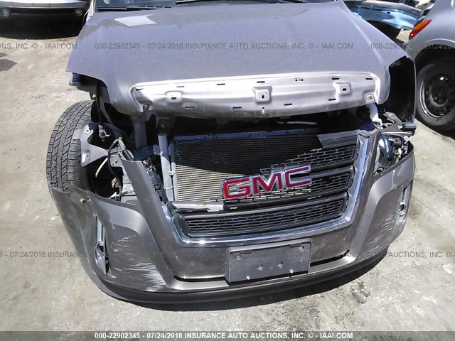 2CTFLREC7B6332413 - 2011 GMC TERRAIN SLE BROWN photo 6