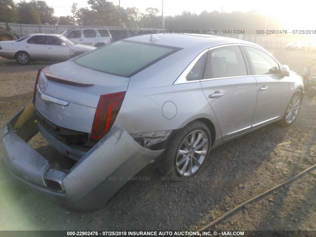 2G61M5S36E9219137 - 2014 CADILLAC XTS LUXURY COLLECTION SILVER photo 4