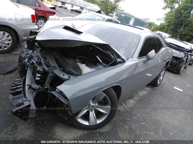 2C3CDZAG4HH502135 - 2017 DODGE CHALLENGER SXT GRAY photo 2