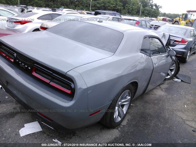 2C3CDZAG4HH502135 - 2017 DODGE CHALLENGER SXT GRAY photo 4