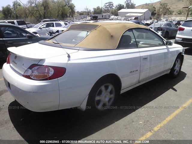 2T1FF28P12C549690 - 2002 TOYOTA CAMRY SOLARA SE/SLE Ağ foto 4