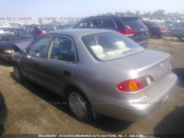 1NXBR12E8XZ151020 - 1999 TOYOTA COROLLA VE/CE/LE GOLD photo 3