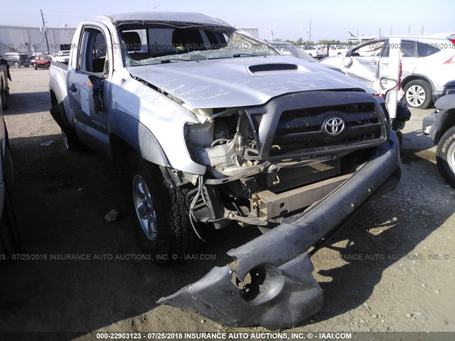 5TEUX42NX5Z123096 - 2005 TOYOTA TACOMA ACCESS CAB ვერცხლისფერი ფოტო 6