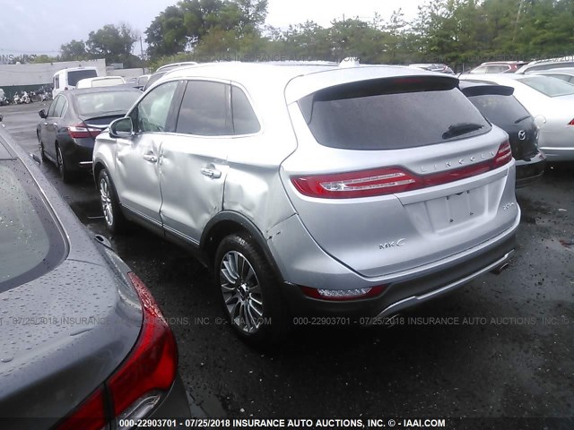 5LMCJ3D91HUL24611 - 2017 LINCOLN MKC RESERVE Plata foto 3