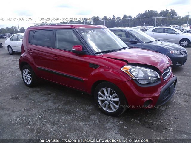 KNDJT2A67D7551307 - 2013 KIA SOUL +/!/SPORT RED photo 1