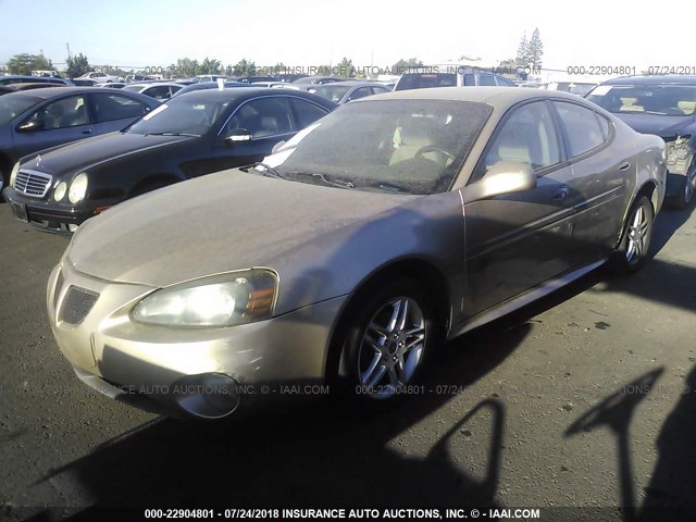 2G2WR524851336105 - 2005 PONTIAC GRAND PRIX GTP GOLD photo 2