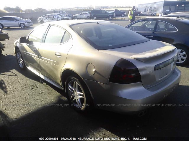 2G2WR524851336105 - 2005 PONTIAC GRAND PRIX GTP GOLD photo 3