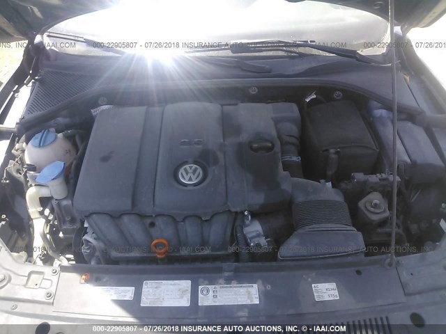 1VWBP7A33DC048910 - 2013 VOLKSWAGEN PASSAT SE GRAY photo 10