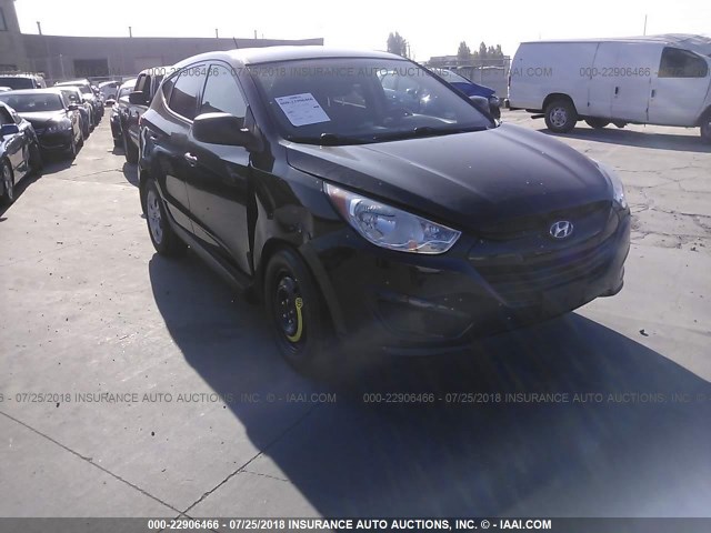 KM8JT3AB7CU339957 - 2012 HYUNDAI TUCSON GL BLACK photo 1