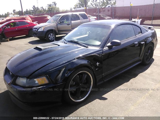 1FAFP42RX3F437309 - 2003 FORD MUSTANG MACH I BLACK photo 2