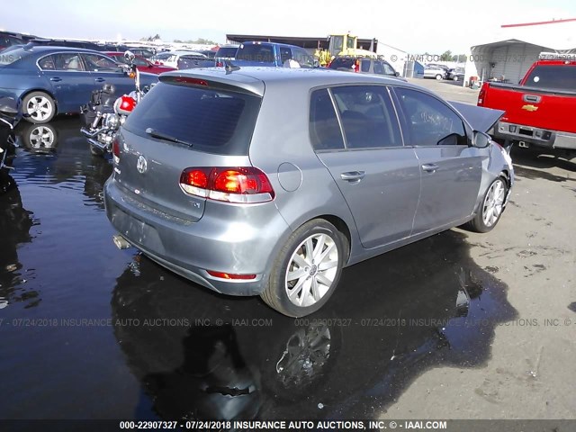 WVWNM7AJ2BW113264 - 2011 VOLKSWAGEN GOLF 灰色 照片 4