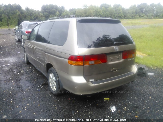 5FNRL18944B047403 - 2004 HONDA ODYSSEY EXL GOLD photo 3