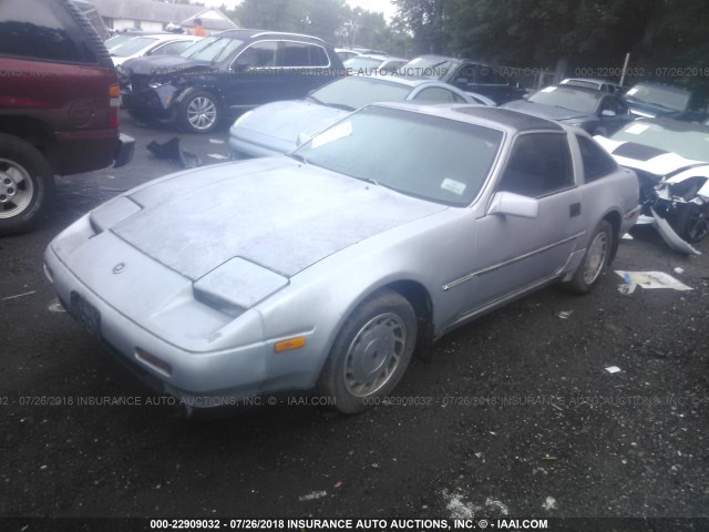 JN1HZ16S8HX120318 - 1987 NISSAN 300ZX 2+2 SILVER photo 2