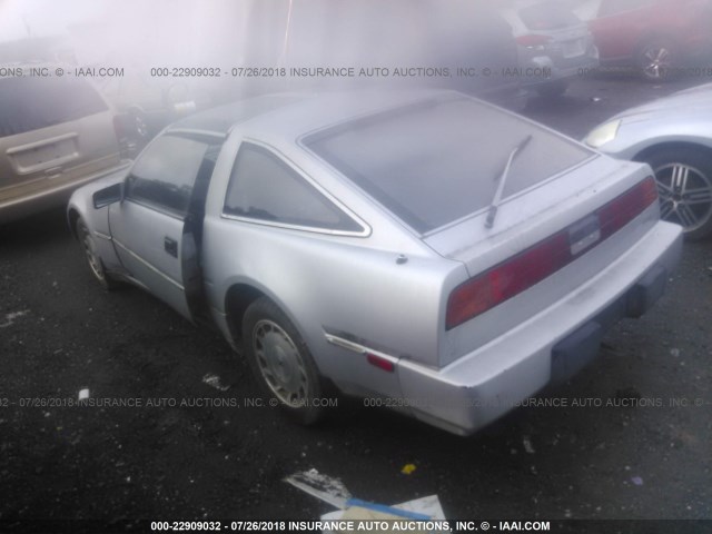 JN1HZ16S8HX120318 - 1987 NISSAN 300ZX 2+2 SILVER photo 3