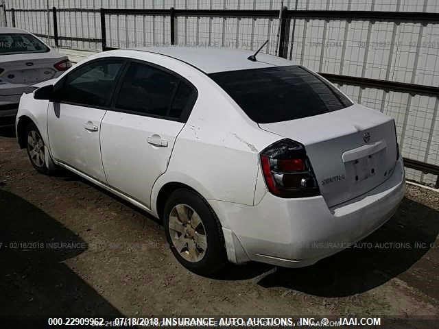 3N1AB61E88L661143 - 2008 NISSAN SENTRA 2.0/2.0S/2.0SL WHITE photo 3