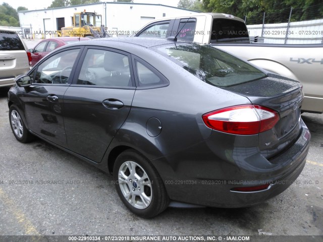 3FADP4BJ6GM140965 - 2016 FORD FIESTA SE GRAY photo 3