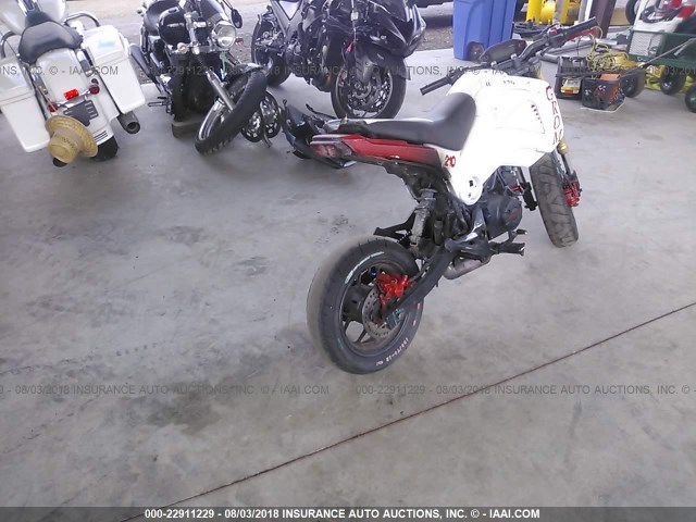 MLHJC6118E5000325 - 2014 HONDA GROM 125 WHITE photo 4