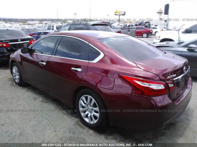 1N4AL3AP6GN321858 - 2016 NISSAN ALTIMA 2.5/S/SV/SL/SR MAROON photo 3