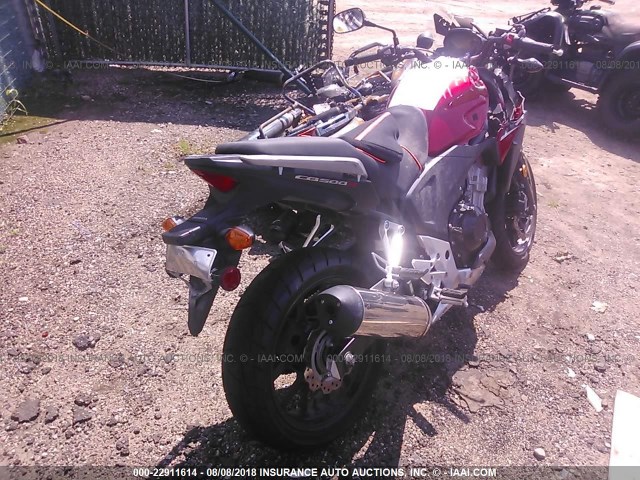 MLHPC4622E5100033 - 2014 HONDA CB500 X RED photo 4