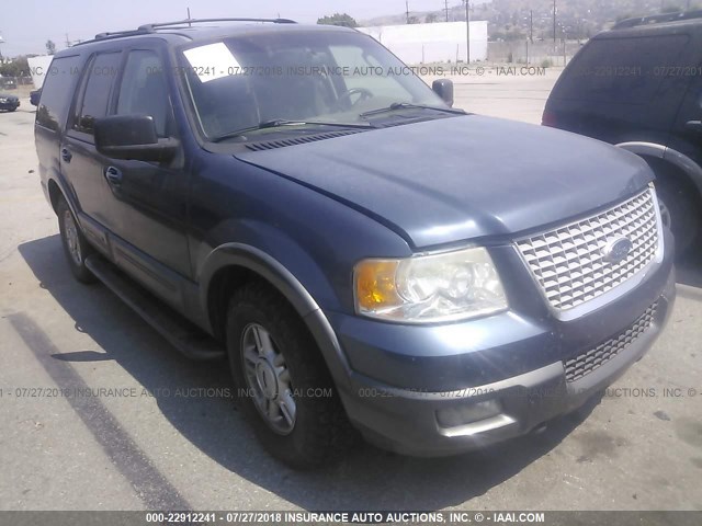 1FMFU16L94LB26301 - 2004 FORD EXPEDITION XLT BLUE photo 1